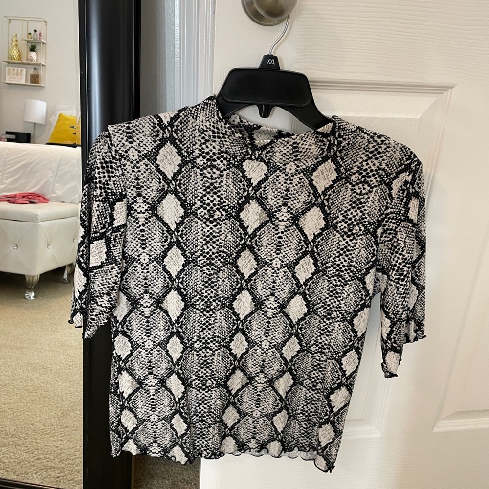 Snakeskin Top